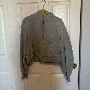 Lululemon Cropped Scuba Half Zip Hoodie